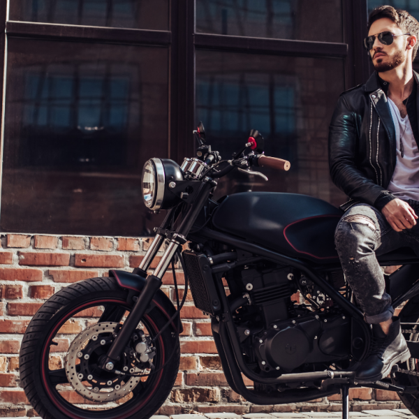 Motorbike leather garments